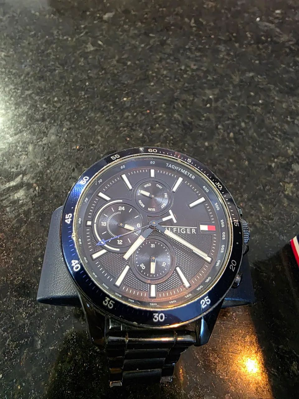 Relógio Tommy Hilfiger Original Preto - Completo com Caixa e Nota Fiscal - Foto 3