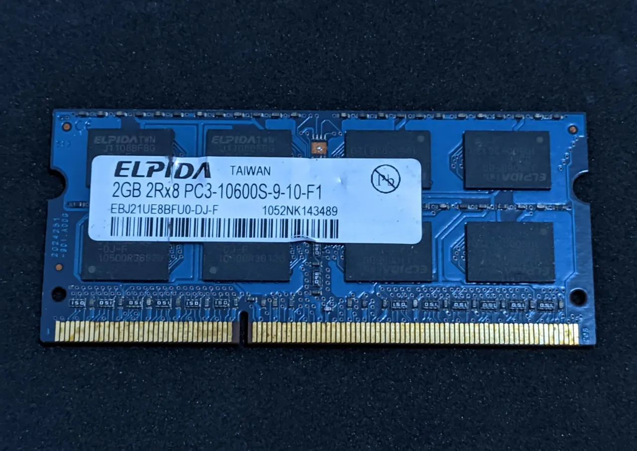 Memória Ram 2Gb Ddr3 notebook