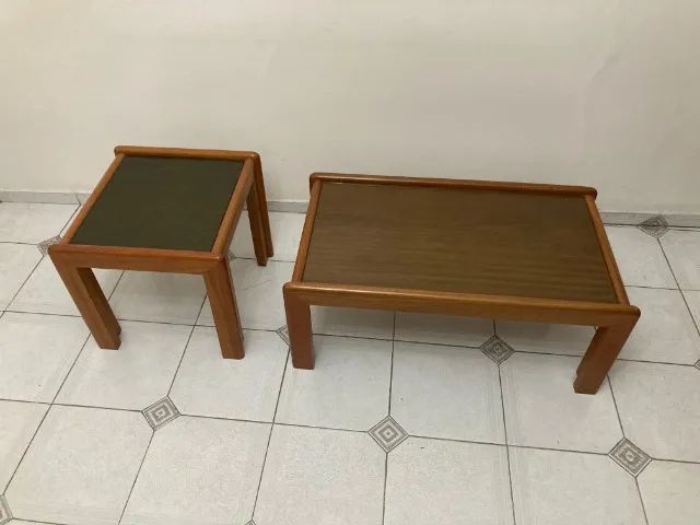 Mesas de centro e canto cor cerejeira - Foto 3