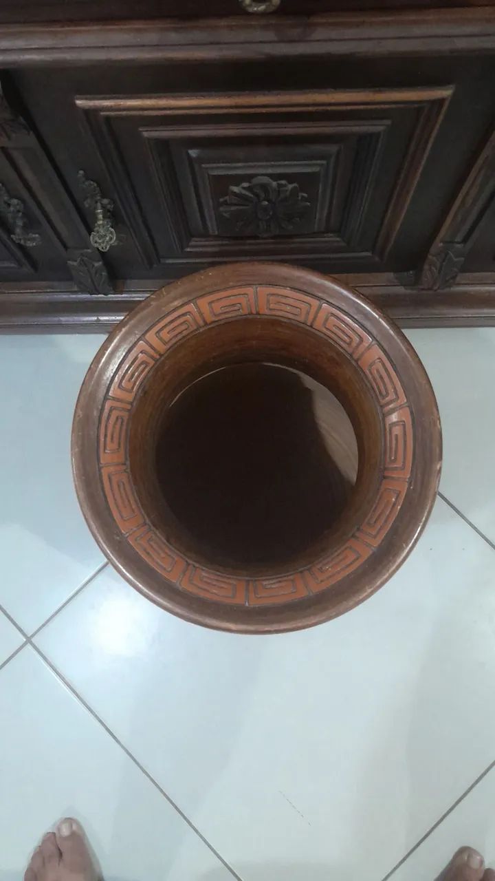 Grande vaso marajoara de ceramica - Foto 2