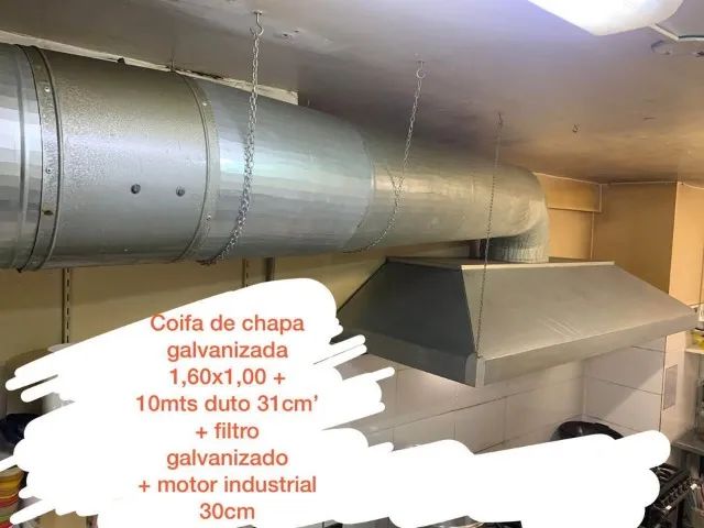 Coifa Industrial em Chapa Galvanizada - Foto 2