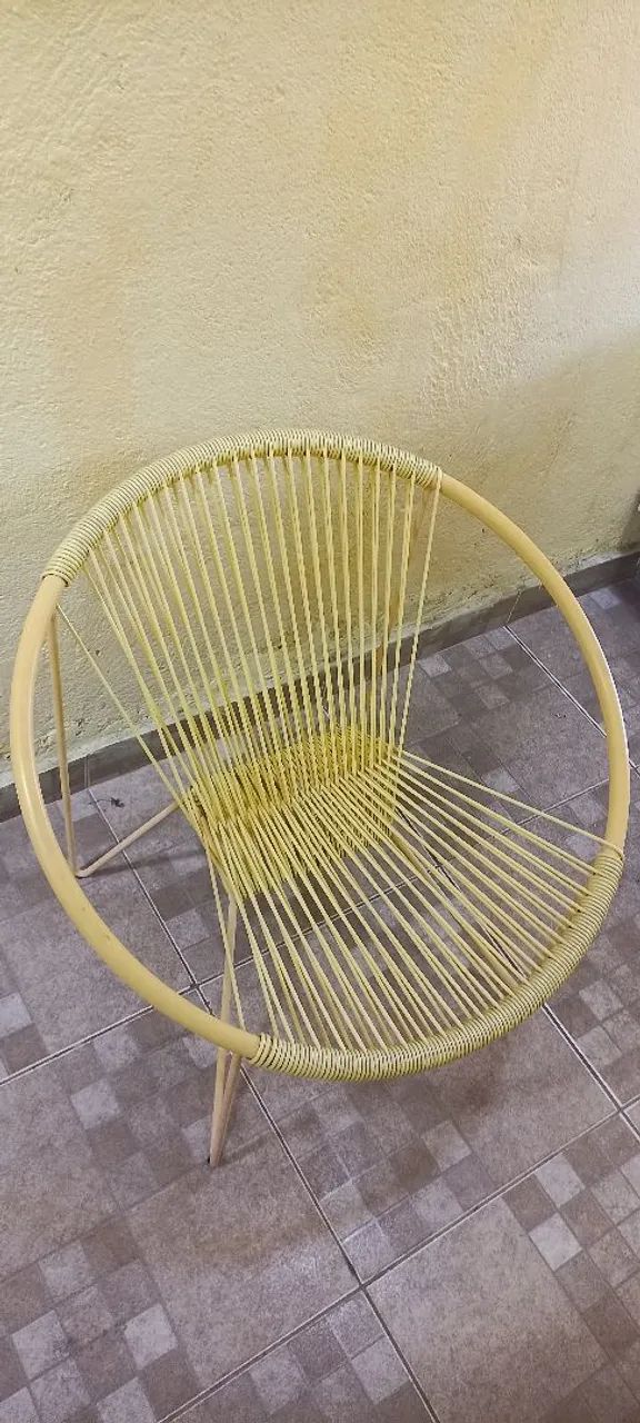 Vendo poltrona corda nautica