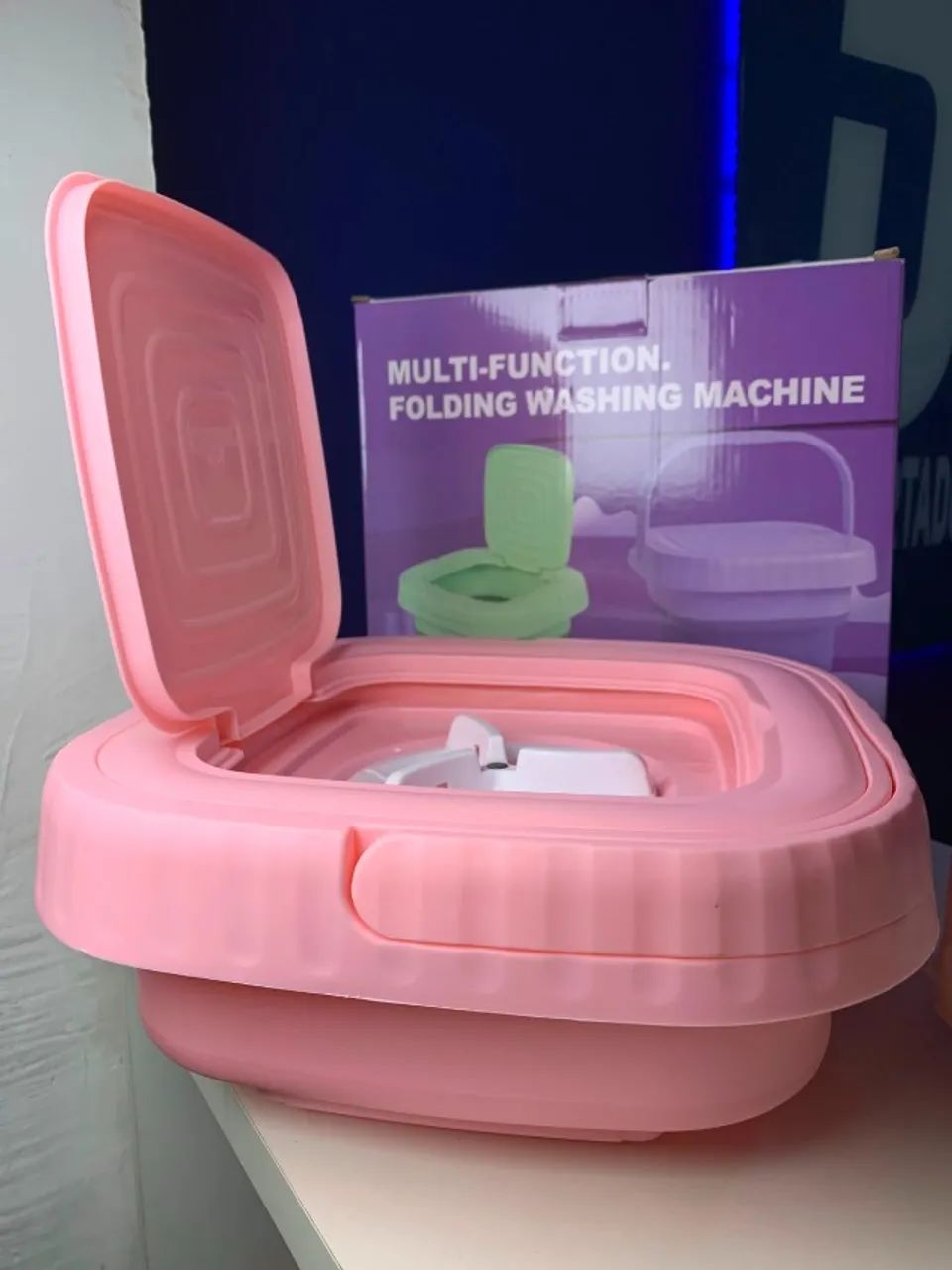 Mini Lavadora Dobrável Multifuncional - Foto 3