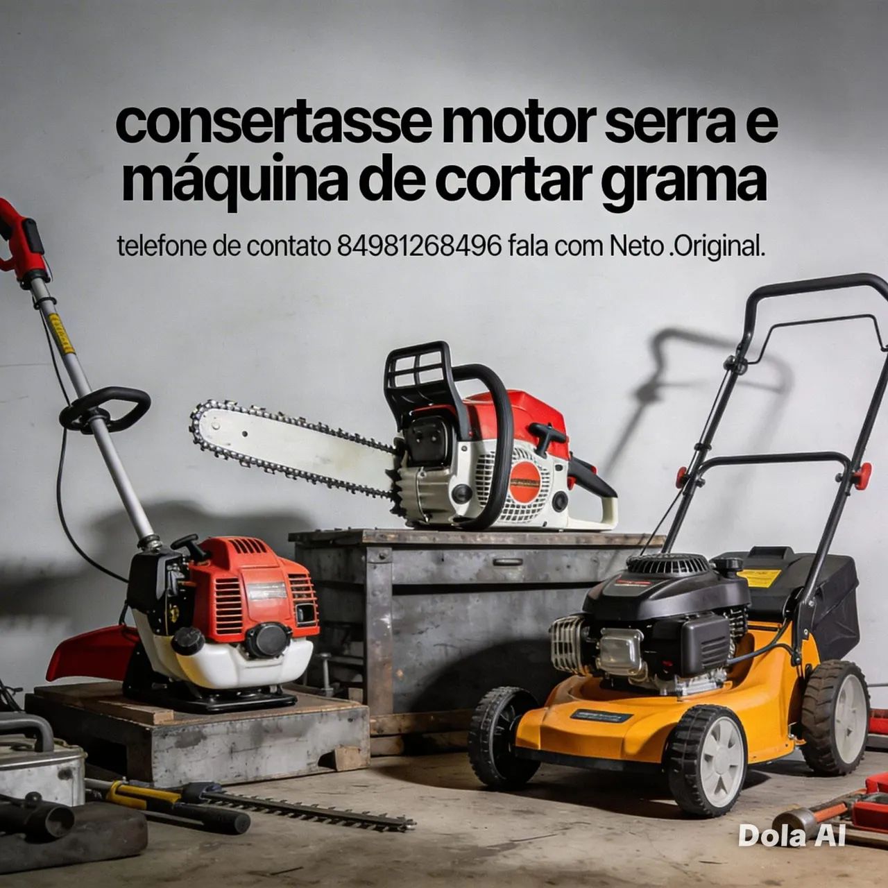 Conserto de máquina dois tempos em geral