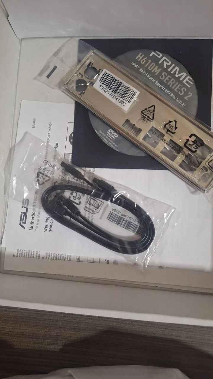 Processador i5 12400f e placa mãe h610 asus  - Foto 4