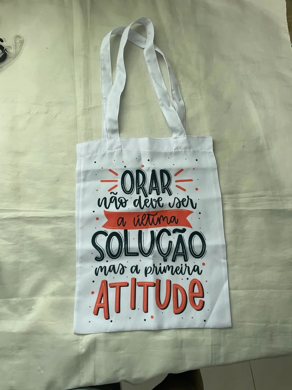 ecobag frase cristã