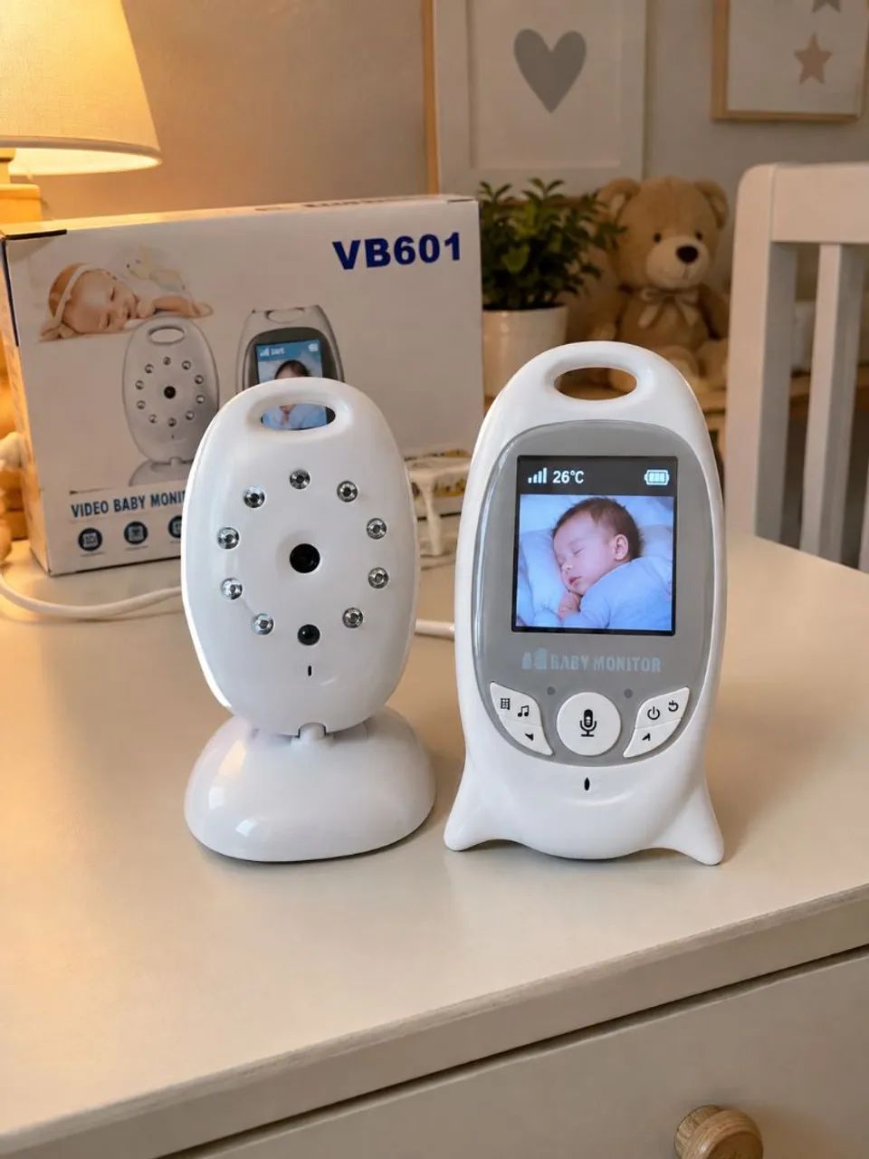 Babá Eletrônica VB601 com Câmera e Visão Noturna - Foto 2