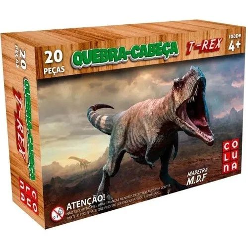 Quebra Cabeça T- Rex 20pçs Coluna - Foto 2