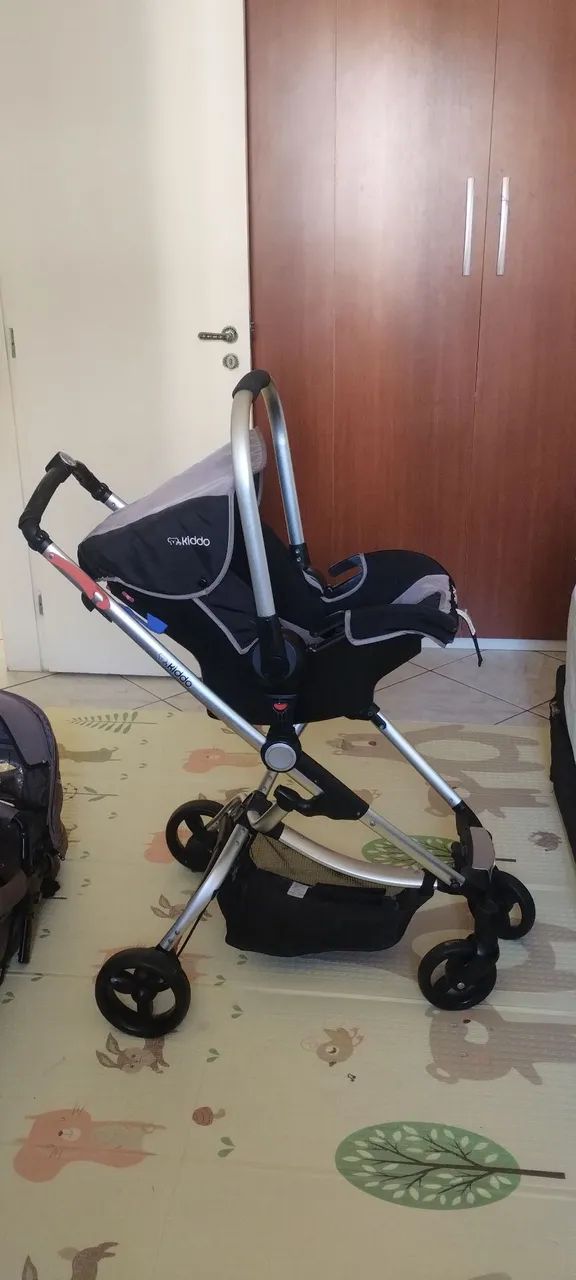 (Combo) Carrinho de bebê + bebê conforto Kiddo  - Foto 2