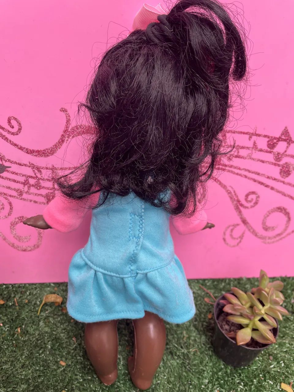 Boneca antiga ternurinha negra rara - Foto 3