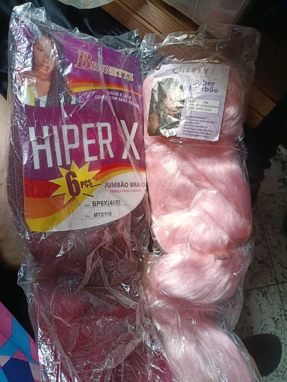 Super jumbão cherey 330gr rosa bebe - Foto 2