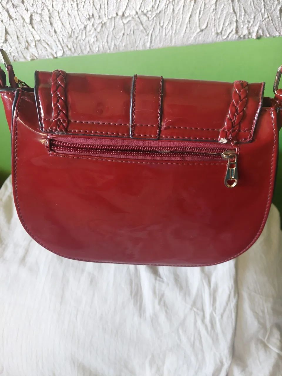 LIQUIDAÇÃO!! Bolsa Fem cor vinho - Foto 2