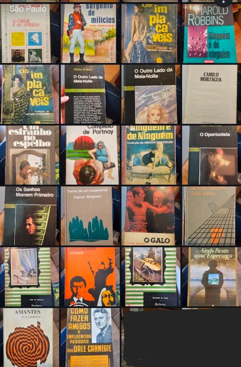 Combo lote de livros antigos