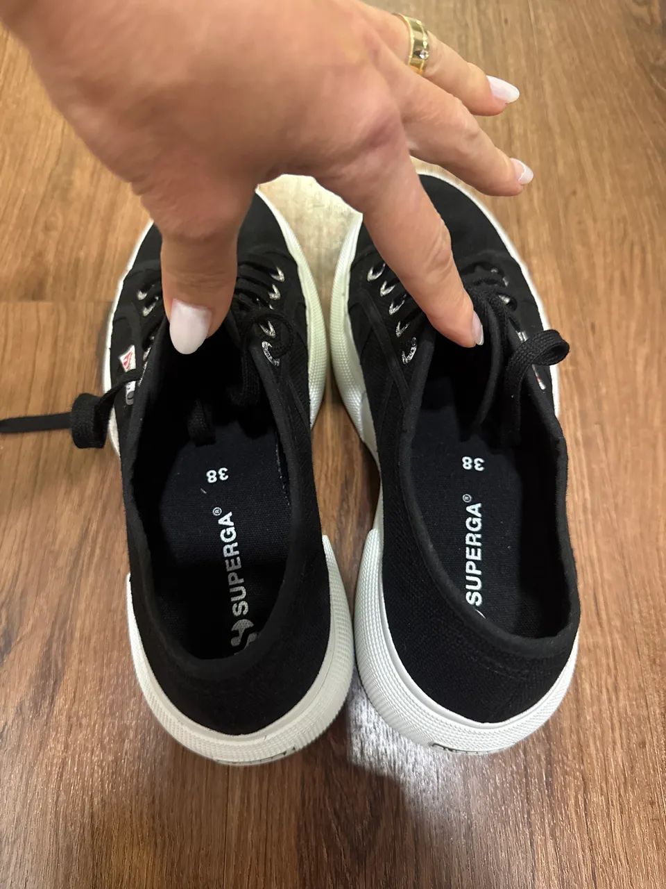Tênis Superga Novo Preto - Foto 4