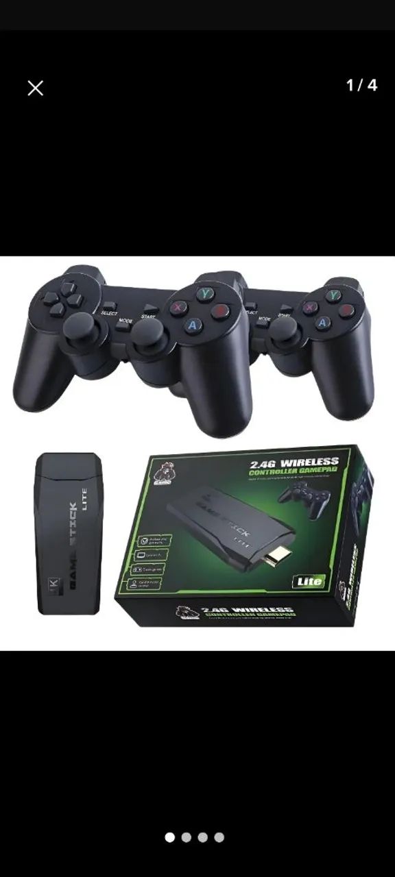 2.4g wireless game stick retro 10 mil jogos - Foto 2