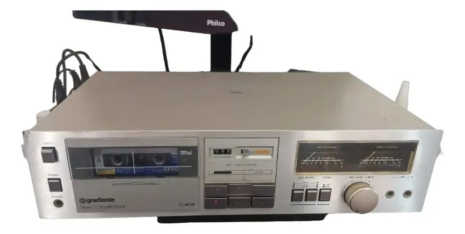 Tape Deack Gradiente C-404 (reproduz E Grava 100%) # (Usado