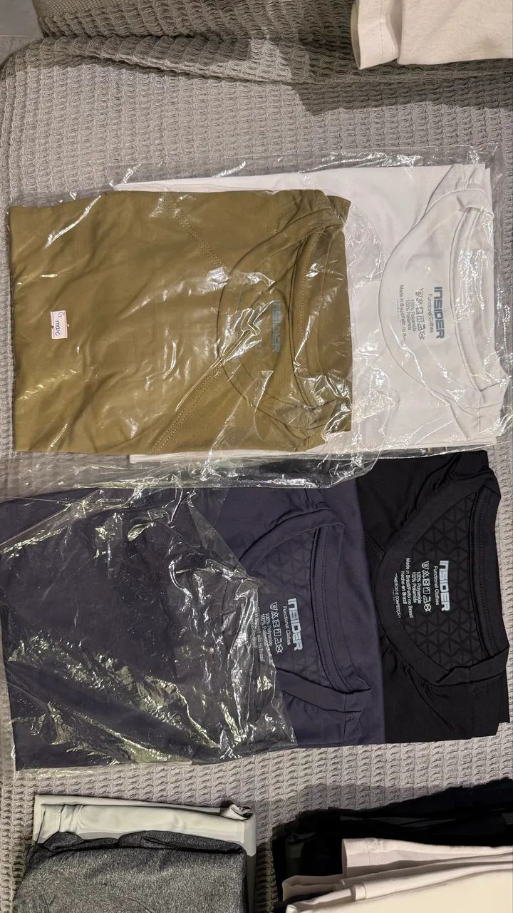 Camisas funcional e lisas novas para academia etc - Foto 2