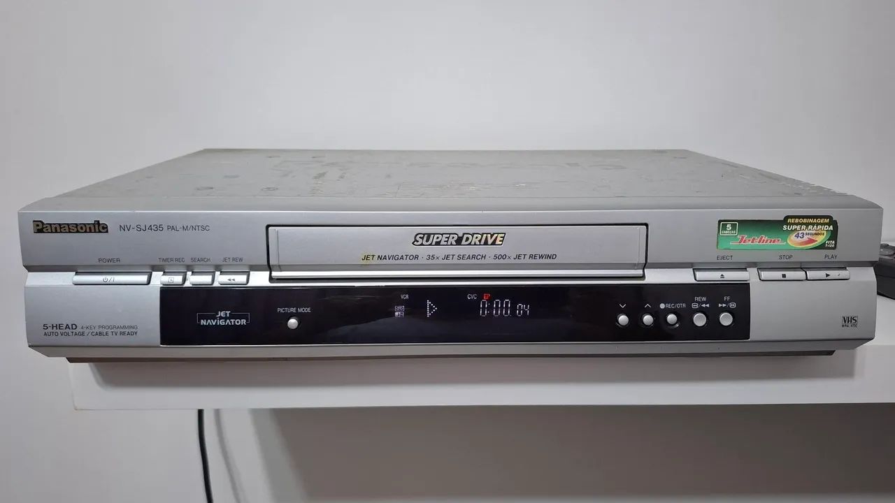 VIDEOCASSETE PANASONIC MODELO NV- SOMENTE RETIRADA- SJ 435