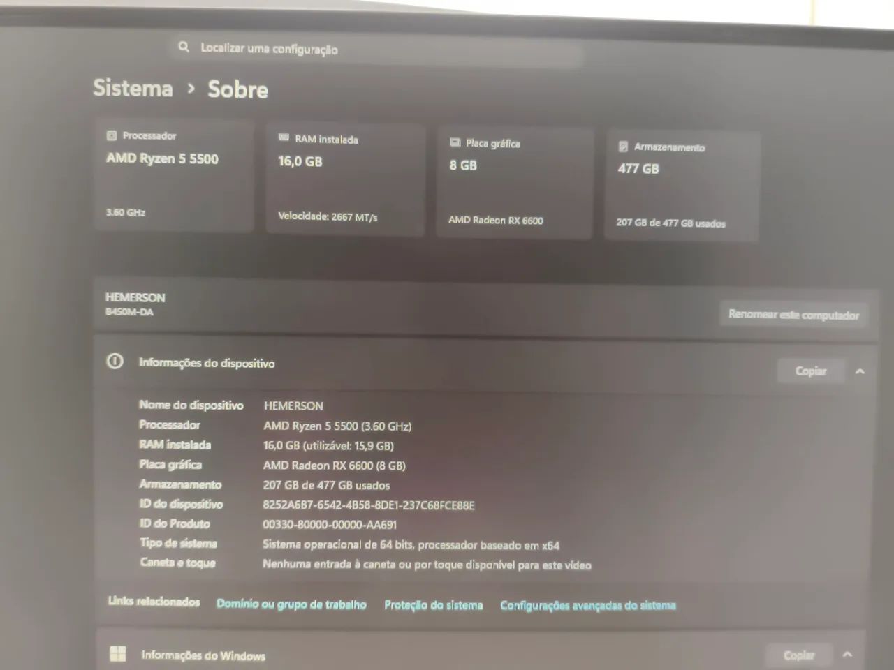 vendo PC Gemer completo com mouse teclado sem fio e monitor  - Foto 5