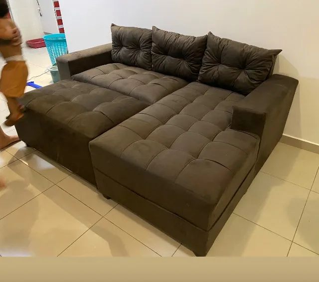 SOFÁ . SOFÁ . Marrom 