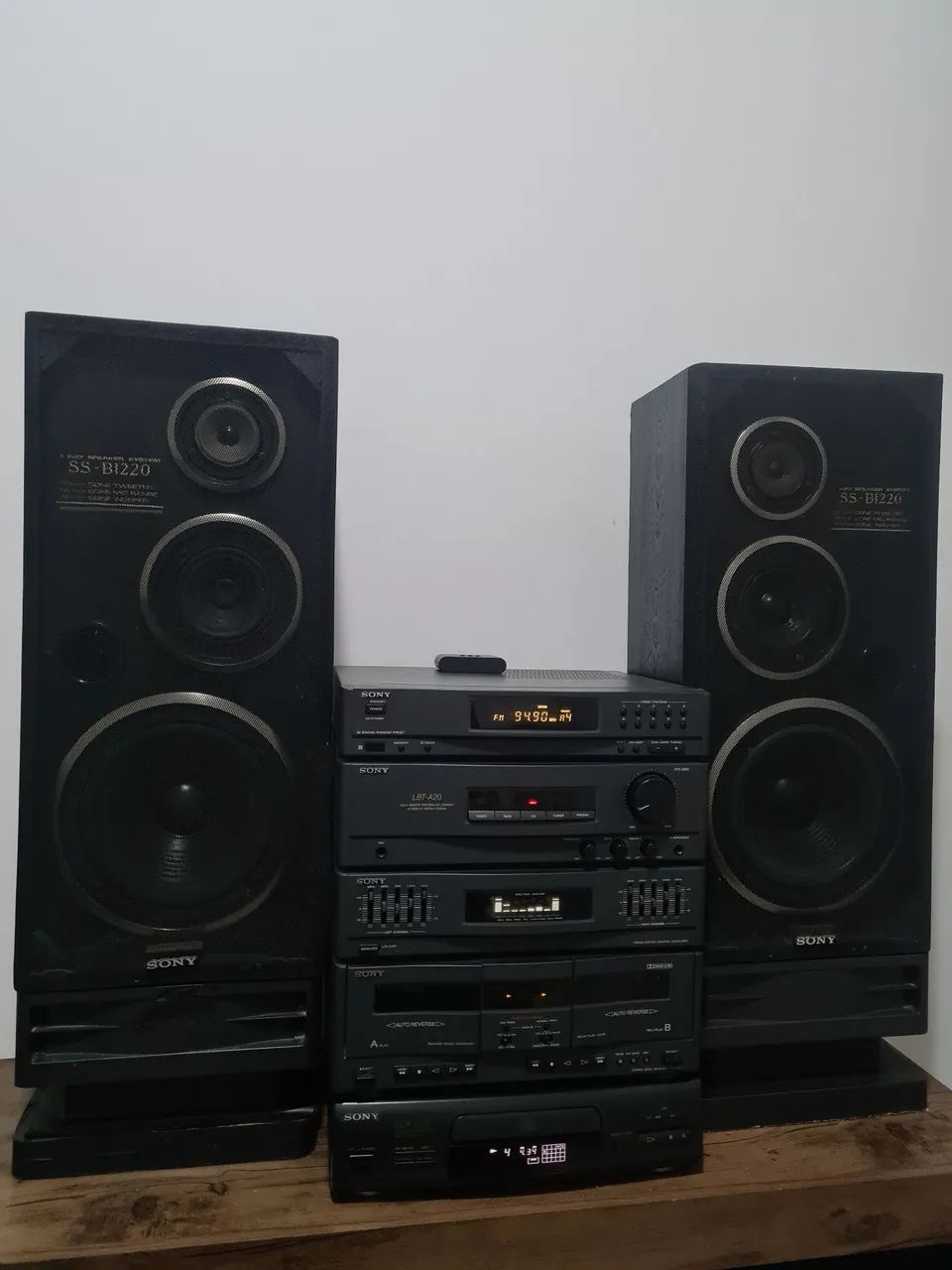Som Sony lbt A20+Bluetooth+USB Externo(Clássico dos anos 90)