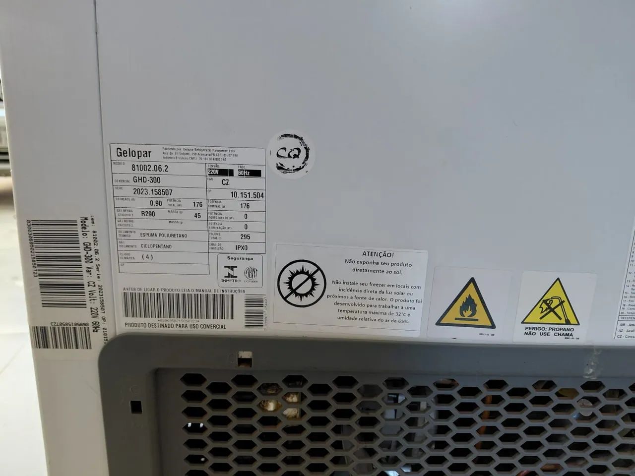 Freezer Gelopar GHD 300 - Foto 2