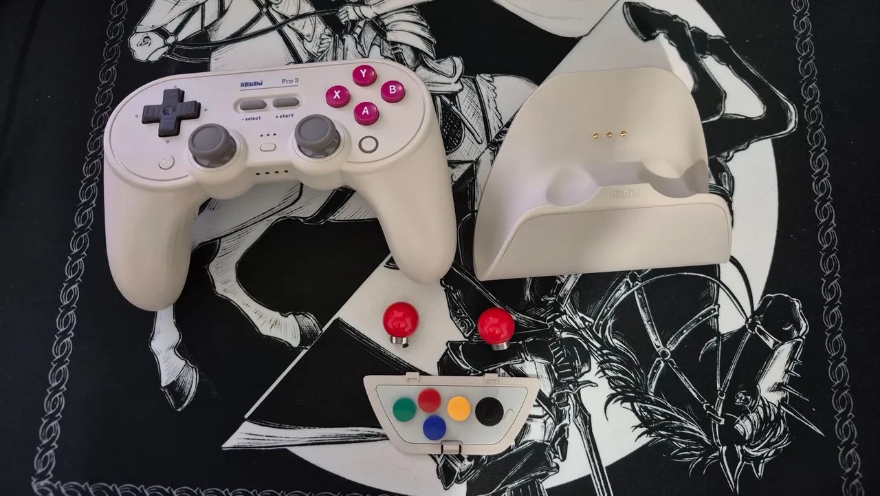Controle 8BitDo Pro 3 - Novo - Foto 3