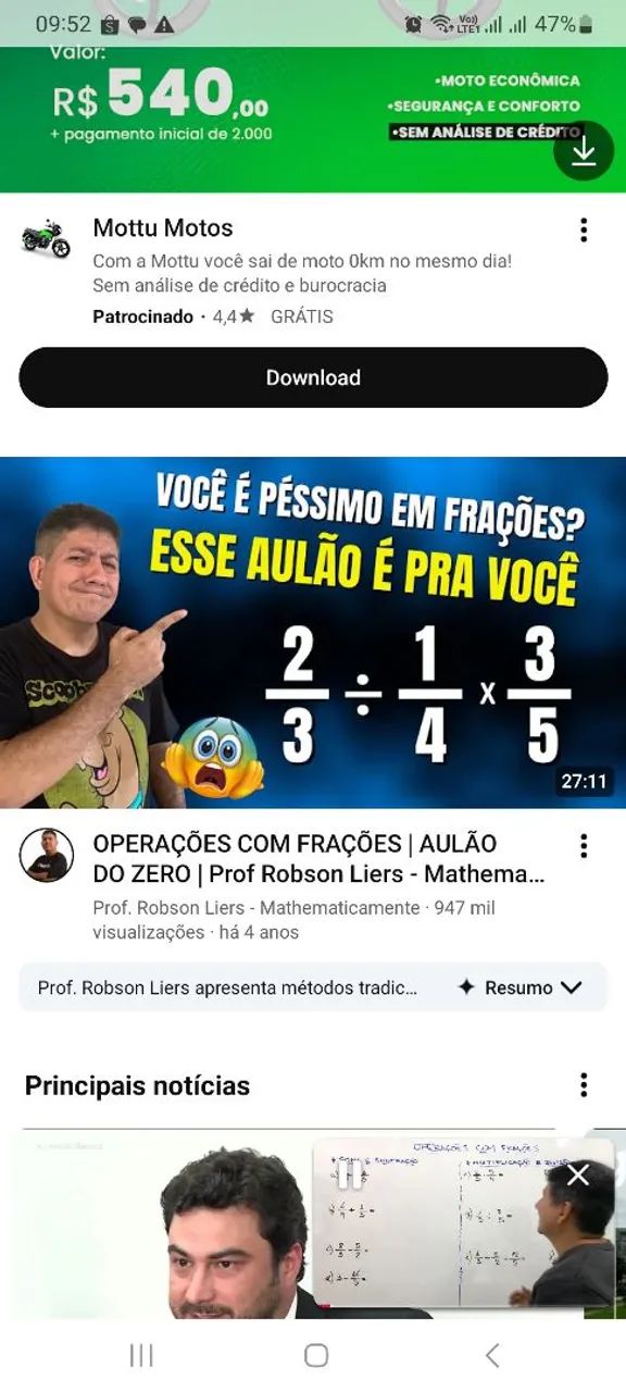 Professor de matemática 