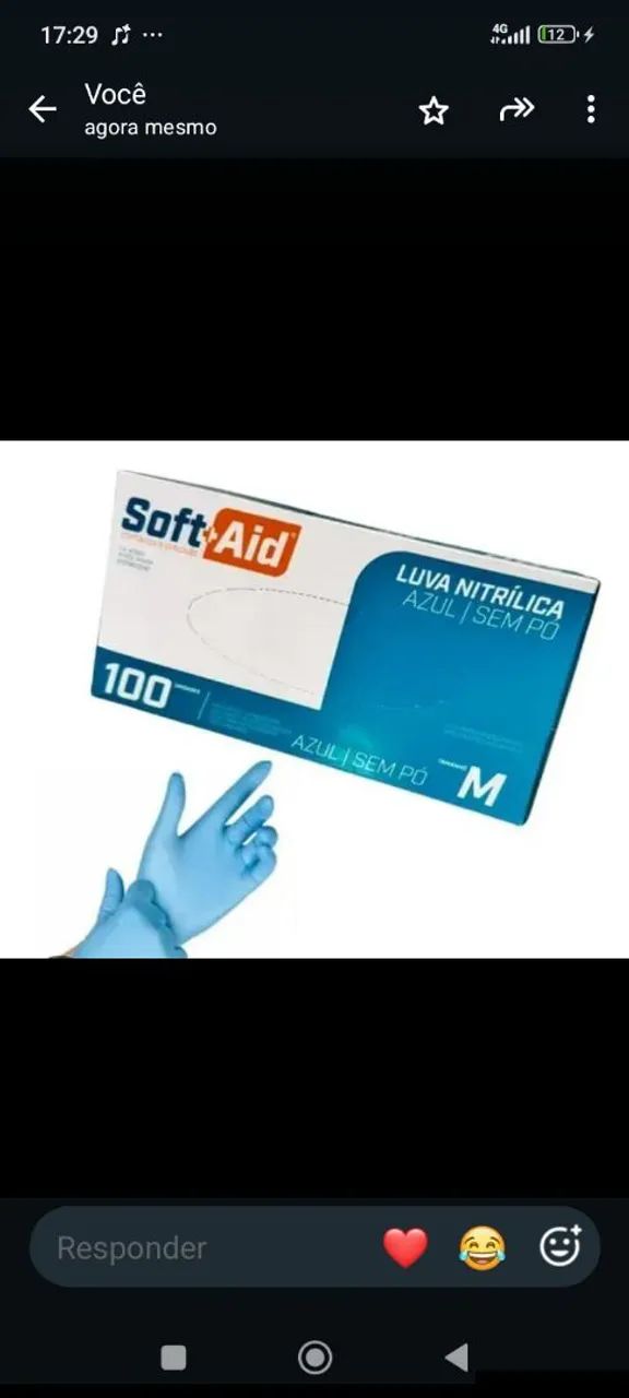 Luvas nitrilicas 