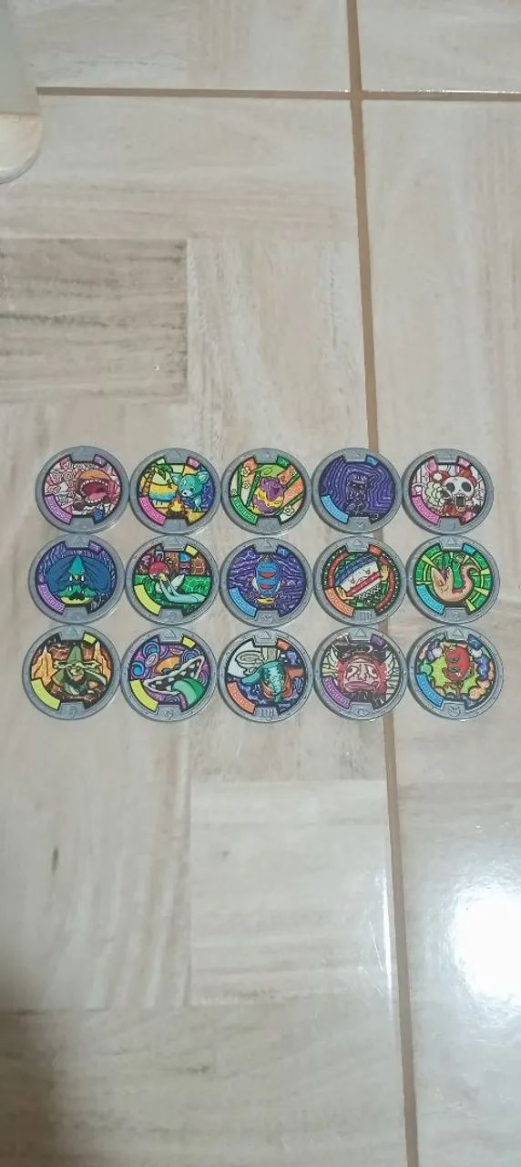 15 medalhas yokai watch