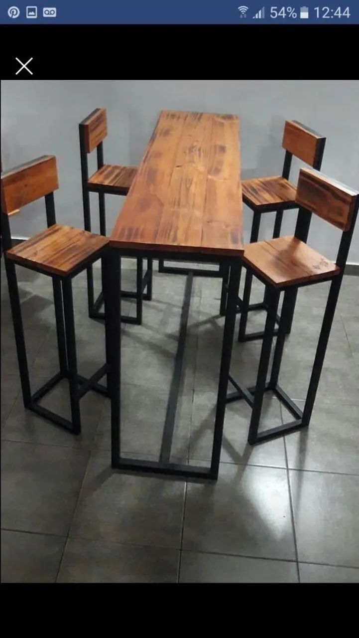 Mesa banco bistrô 