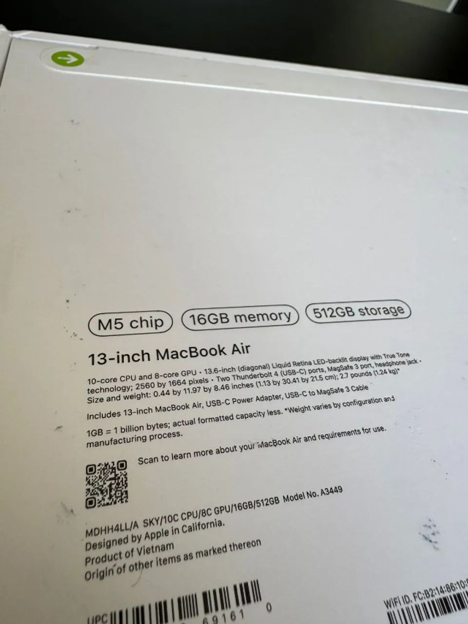 Macbook Air M5 LACRADO SkyBlue/Starlight - Foto 3
