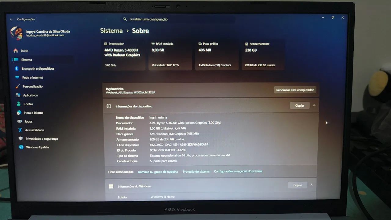 Asus VivoBook M1502I - Foto 4