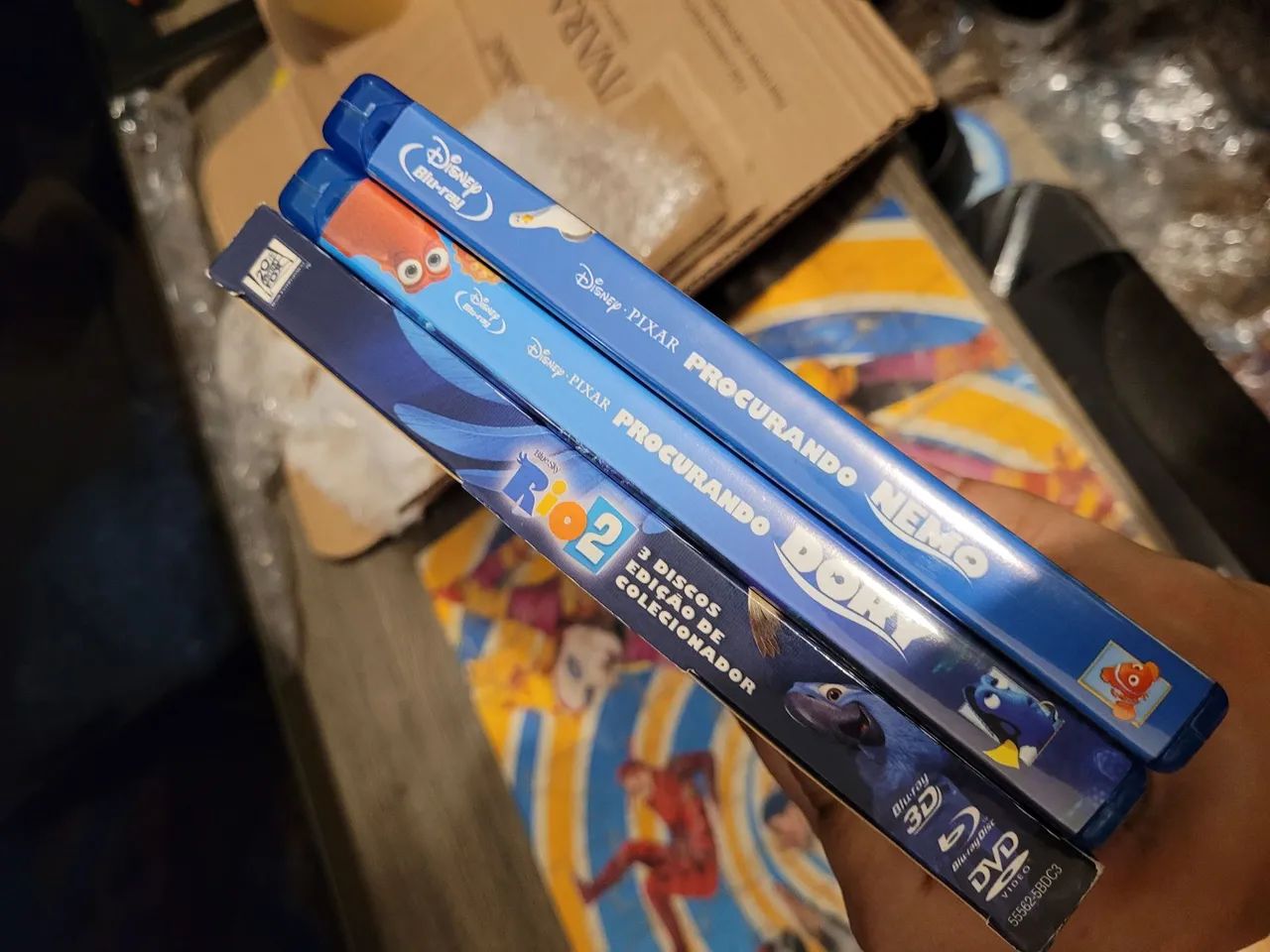 BLU-RAY RIO 2 + PROCURANDO NEMO + PROCURANDO DORY65049012420609120