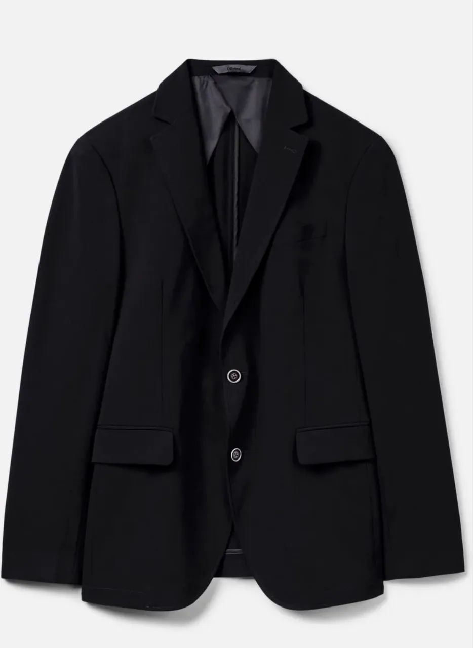 Blazer Oficina Maleável Preto  - Foto 4