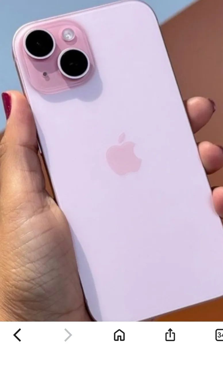 iPhone 15 rosa em perfeito estado  - Foto 2