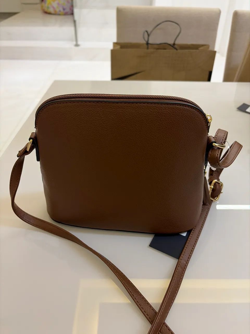 Bolsa transversal marrom nova comprada nos eua  - Foto 4