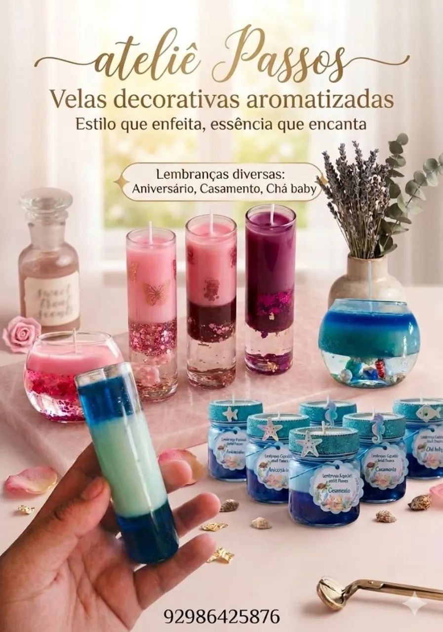 Serviços de lembranças em resina e velas  - Foto 2