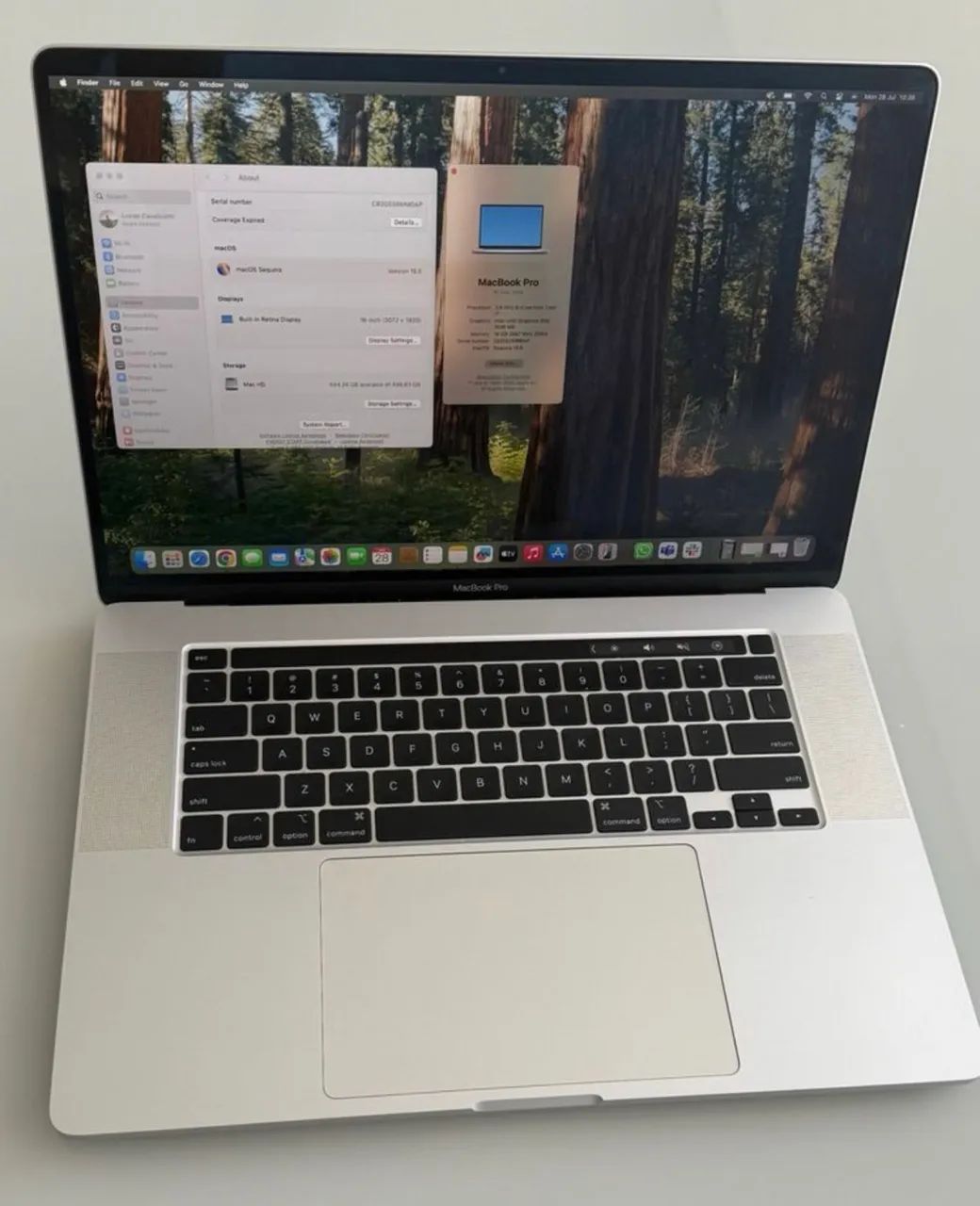 MacBook Pro 16 polegadas i7 2019