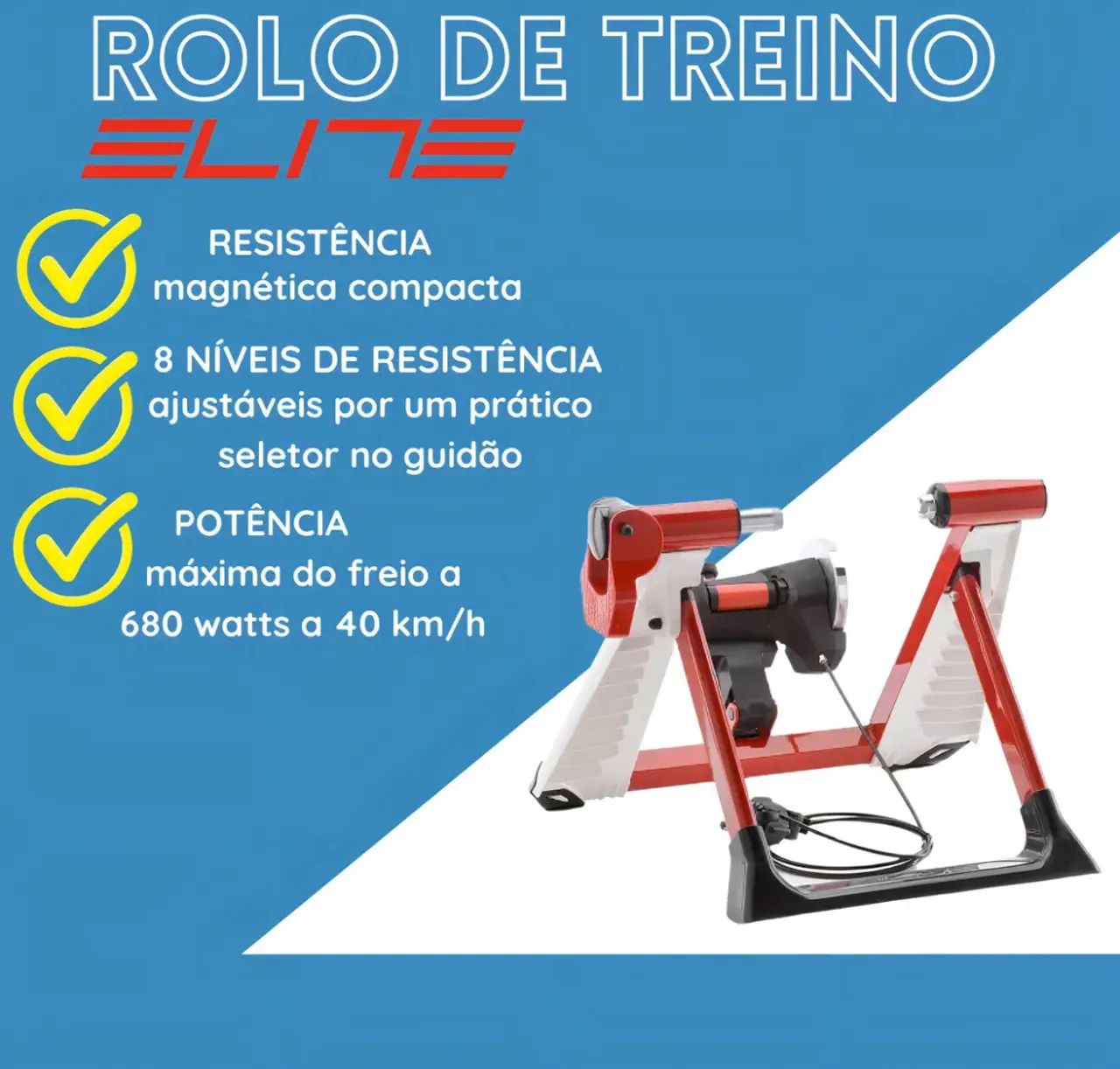 Rolo de treino Elite do aro 24 ao 29 