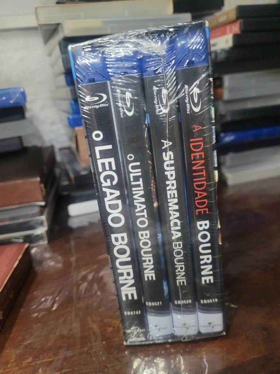 coleção completa bourne 4 filmes bluray lacrado - Foto 3