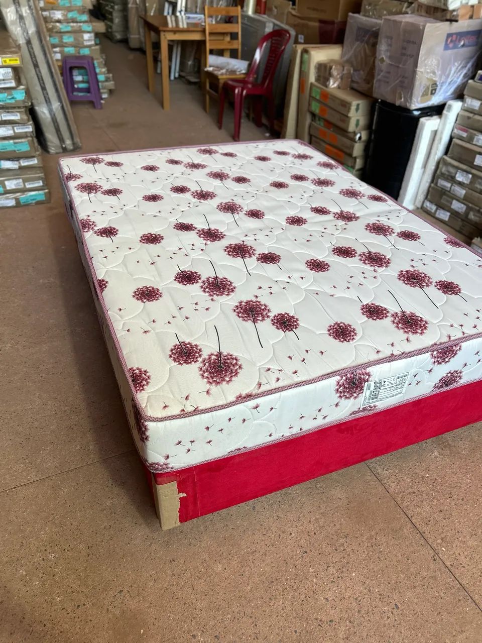 Cama padrão colchão de espuma mas base  - Foto 3