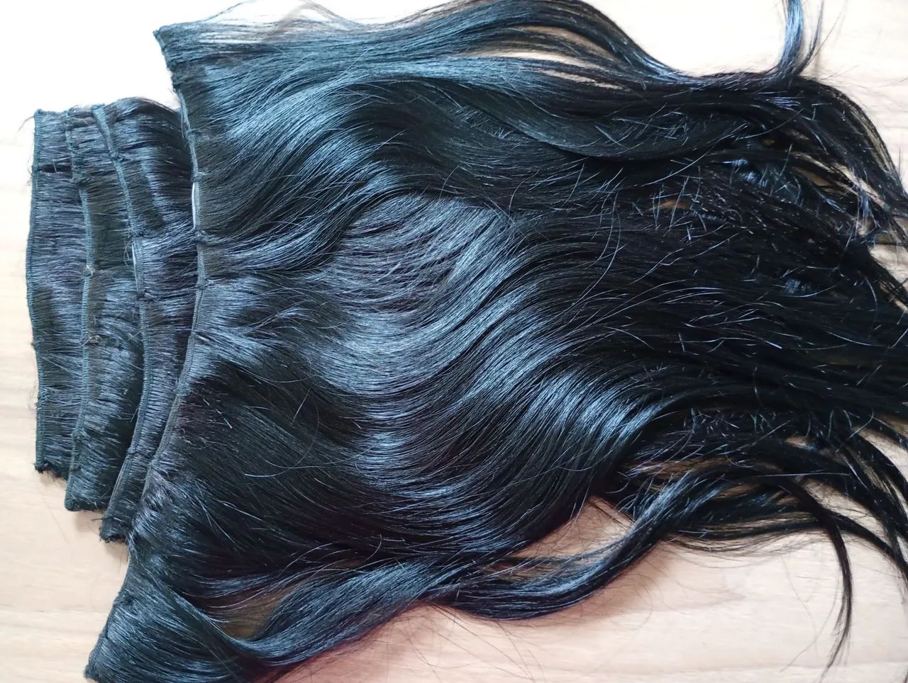 Cabelo humano tic tac 50cm