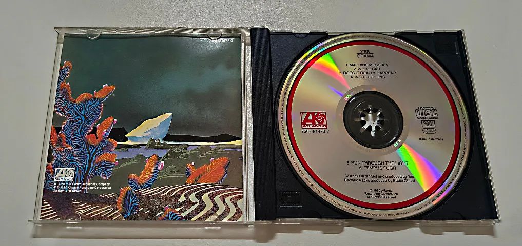 CD Yes - Drama - Warner Atlantic - Made in USA - Foto 3