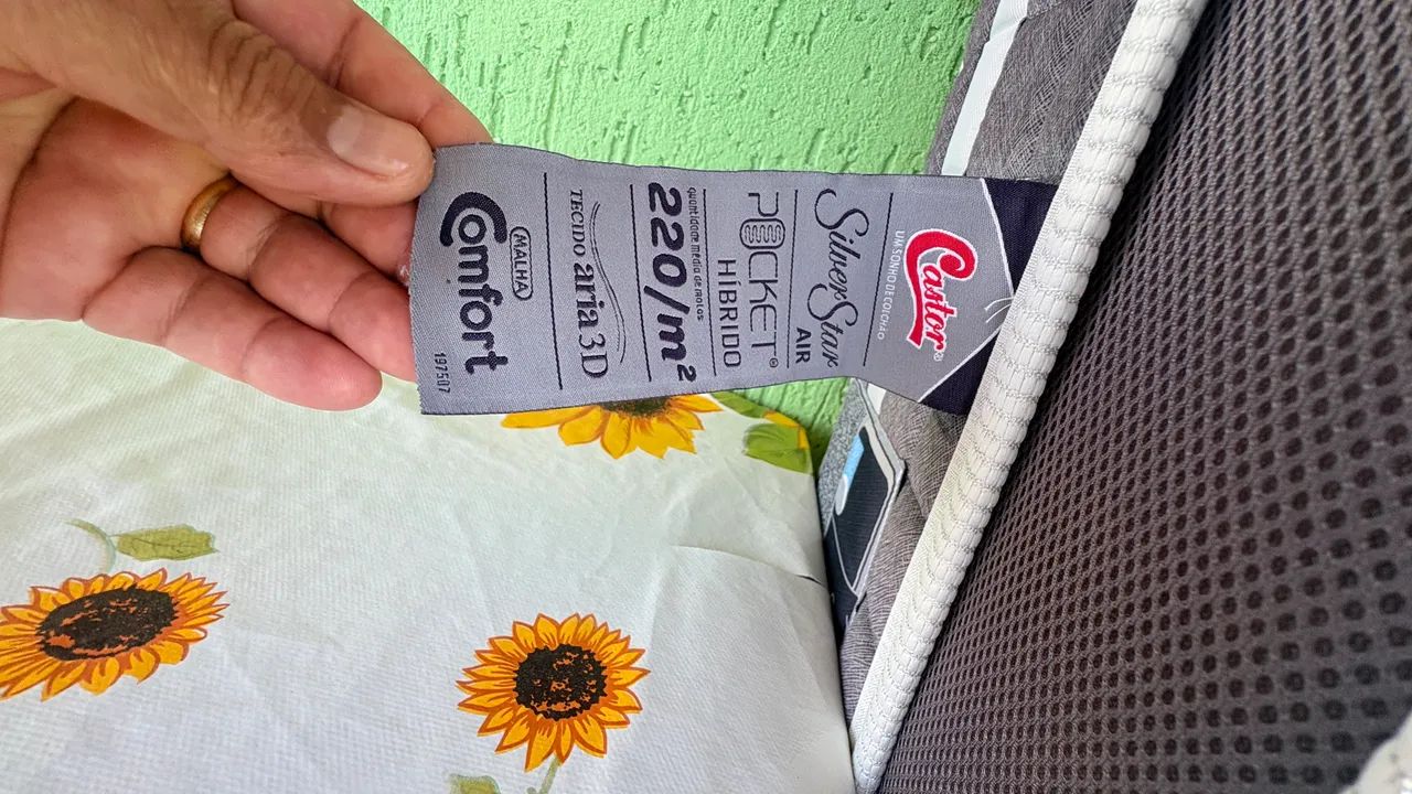 Colchão: Cama box Castor em ótimo estado - Foto 5
