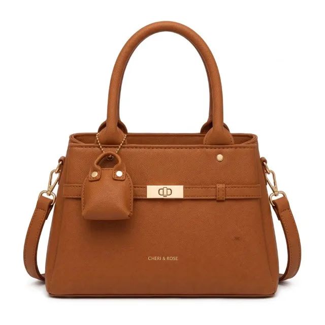 Bolsa Cheer Rose Basic Caramelo + Brinde Exclusivo - Foto 2