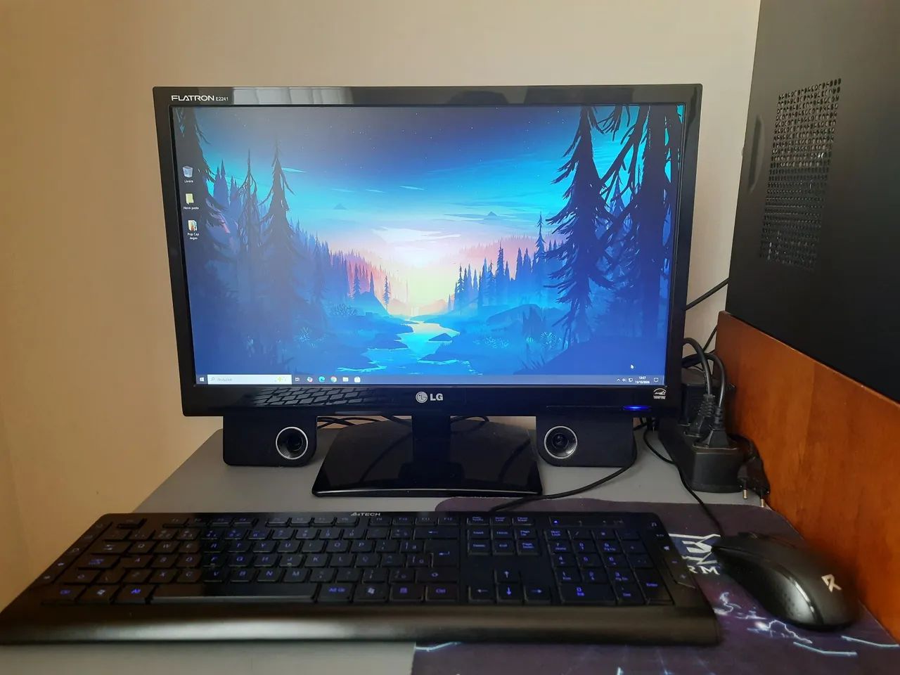 PC Completo Core i3 3240, 8gb, ssd 128gb, monitor 22 polegadas - Foto 2