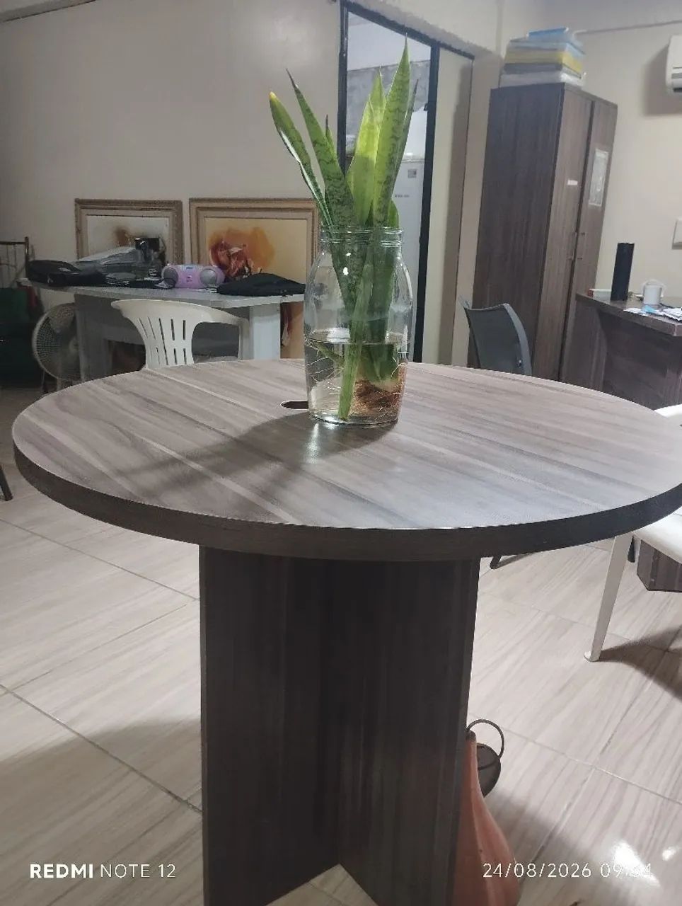 Mesa de centro redonda em MDF - Foto 2