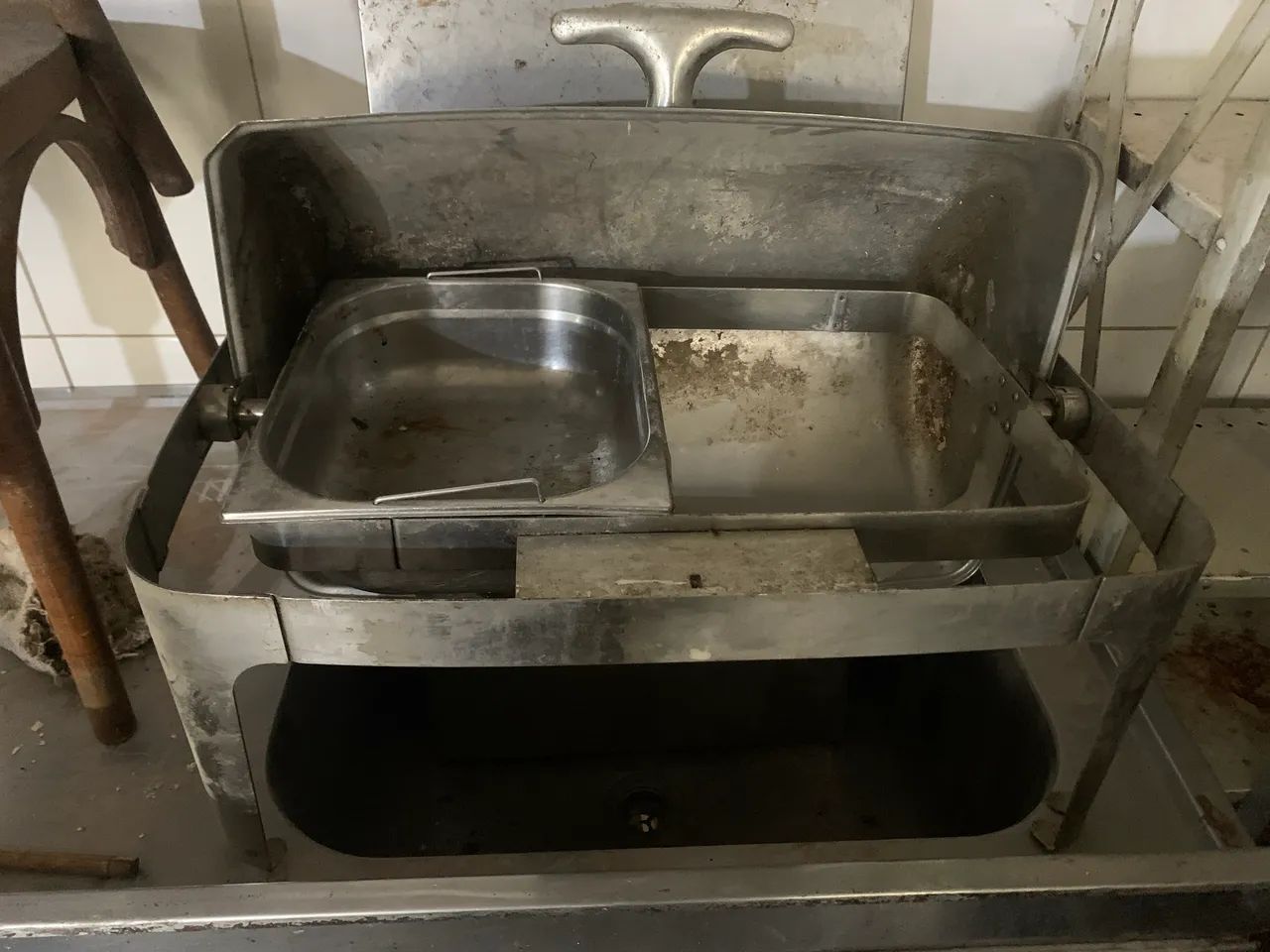 Rechaud Inox Roll-Top Usado (No Estado) - Foto 3