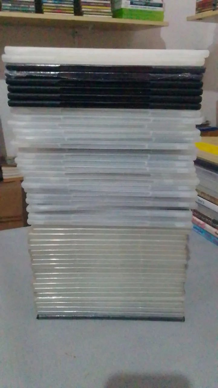 Estojo slim pra dvd 50 unidades 